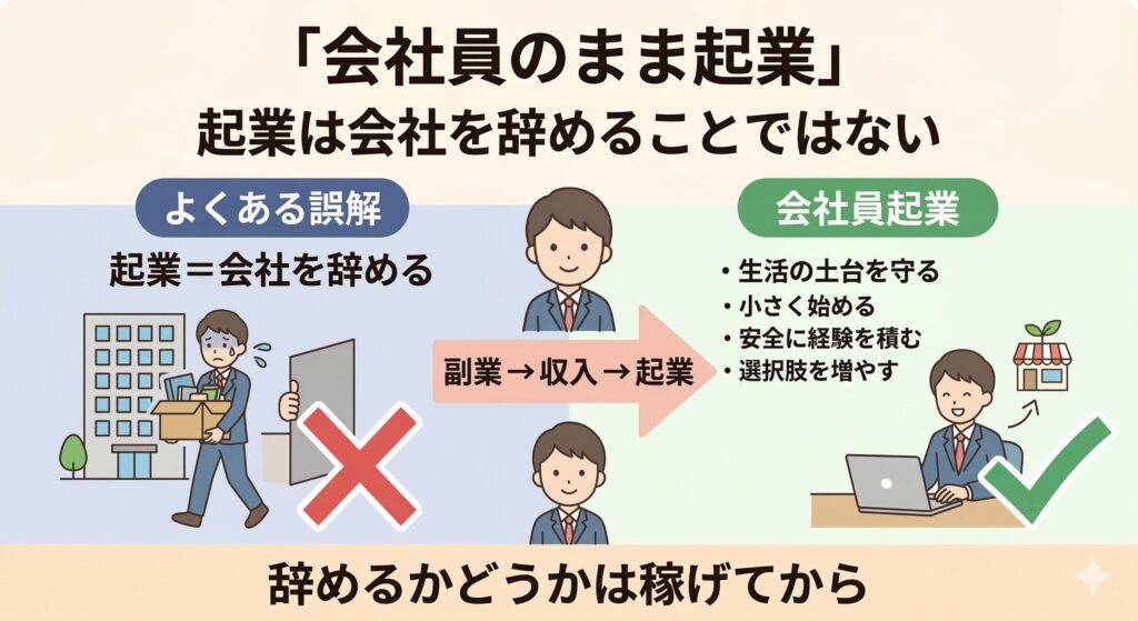 会社員起業の考え方